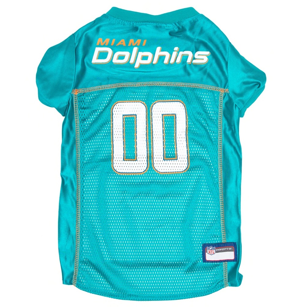 Pets First Miami Dolphins NFL Mesh Pet Jersey